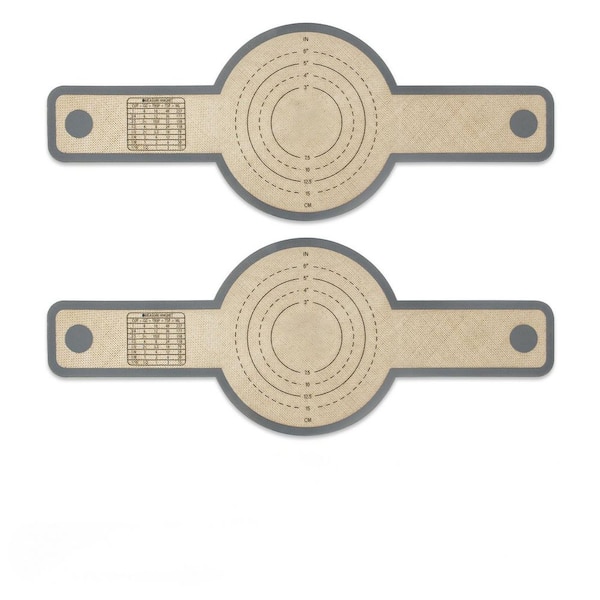 Silicone Bread Sling and Baking Mat Non-Stick Reusable Liners with Long Handles for Effortless Sourdough Transfer 2-Pack