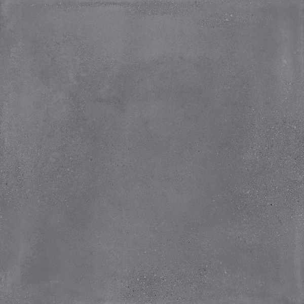 Italian Melange Nordic Black 24 in. x 24 in. Matte Stone Look Porcelain Floor and Wall Tile (4-Pieces, 16 sq. ft./Case)