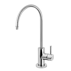 Modern Chrome Drinking Water Filter Faucet - Reverse Osmosis Filtration System and Kitchen Sink Beverage Faucet