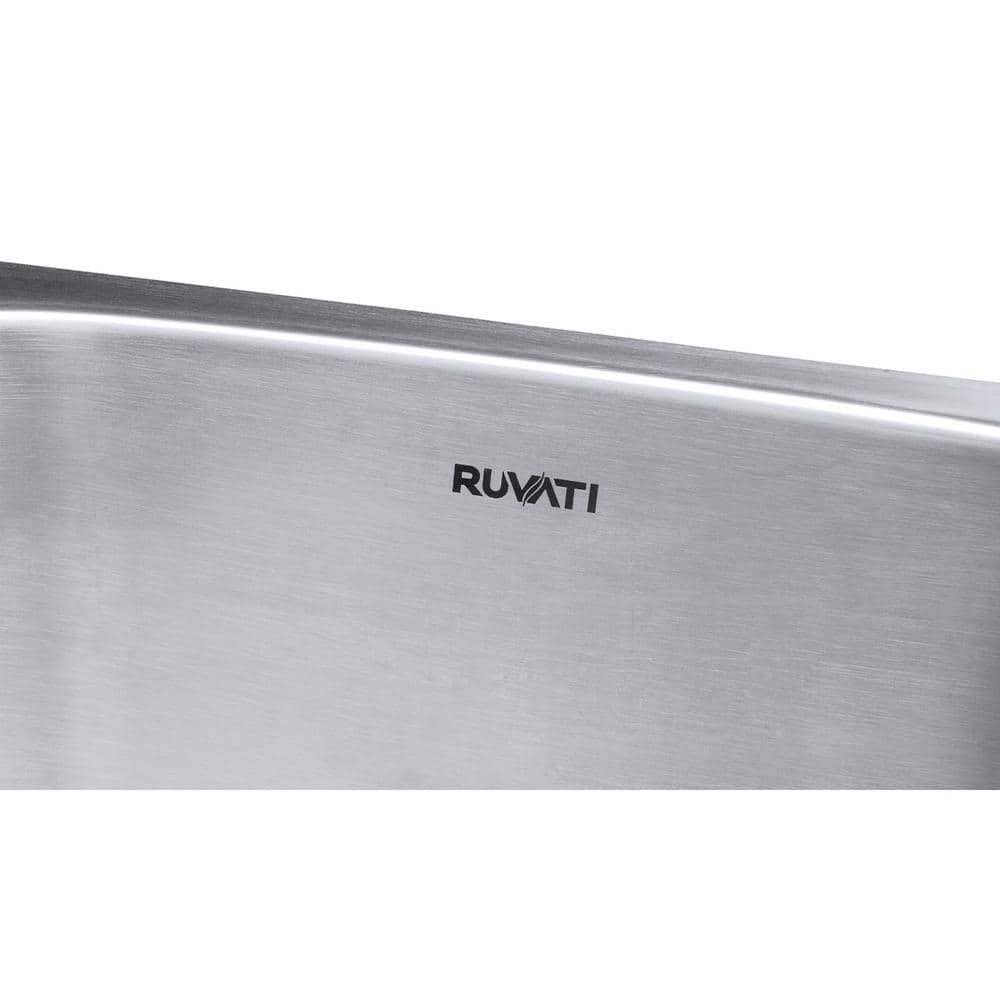 Ruvati 29-inch Stainless Steel Double Bowl Undermount Kitchen Sink