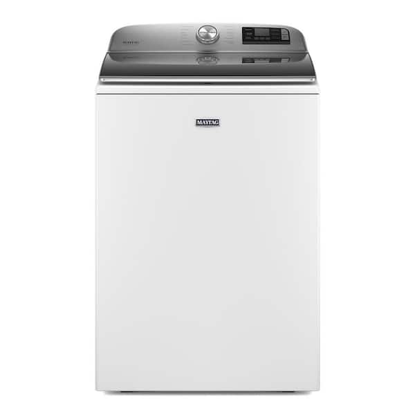 Maytag 5.2 cu. ft. Smart Capable White Top Load Washing Machine with Extra Power Button, ENERGY STAR 2