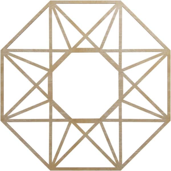 Ekena Millwork 0.375 in. D x 30 in. W x 30 in. H Wood (Birch) Medallion Moulding