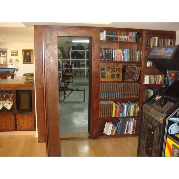 Invisidoor 32 In X 80 Flush Mount, Interior Bookcase Door