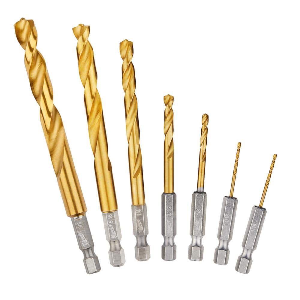 Milwaukee Shockwave Impact Duty Titanium Drill Bit Set (7-Piece)