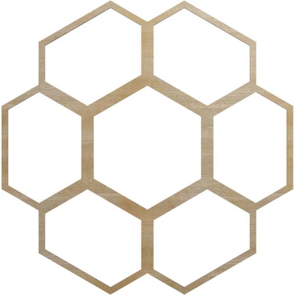Ekena Millwork 0.375 in. x 32 in. x 32 in. Wood Medallion Moulding