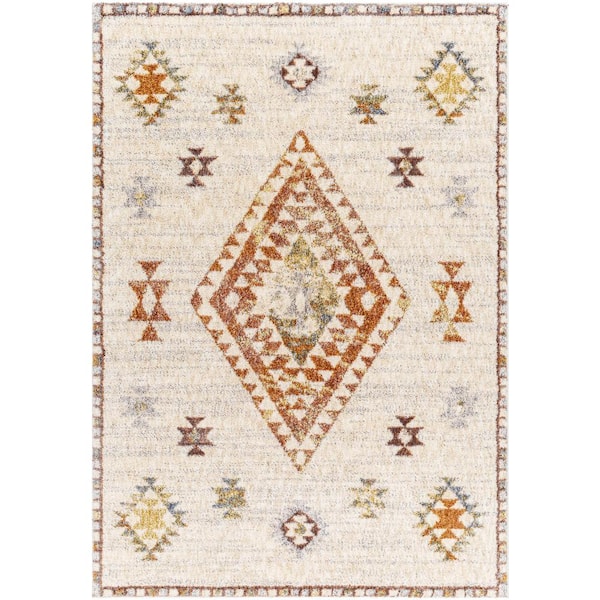 Livabliss Monet Gray Global 5 ft. x 7 ft. Indoor Area Rug