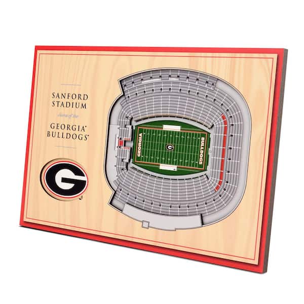 NCAA Georgia Bulldogs 3D StadiumViews Desktop Display - Sanford Stadium