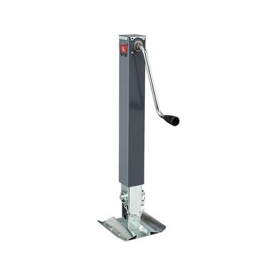 10000 lbs. Sidewind Square Tube Trailer Tongue Jack with Footplate