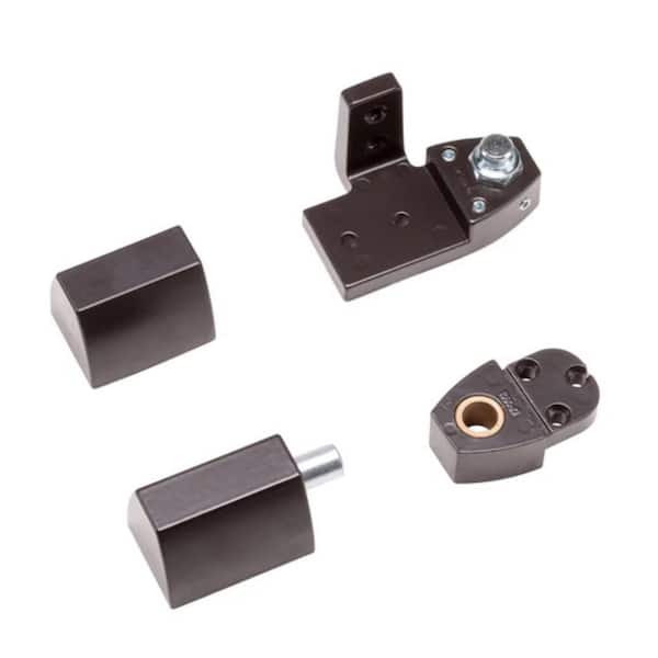 Global Door Controls Arch/Vistawall Style 3/4 in. Duronodic Left Hand Offset Door Pivot Hinge Set for Adams Rite Type Storefront Door