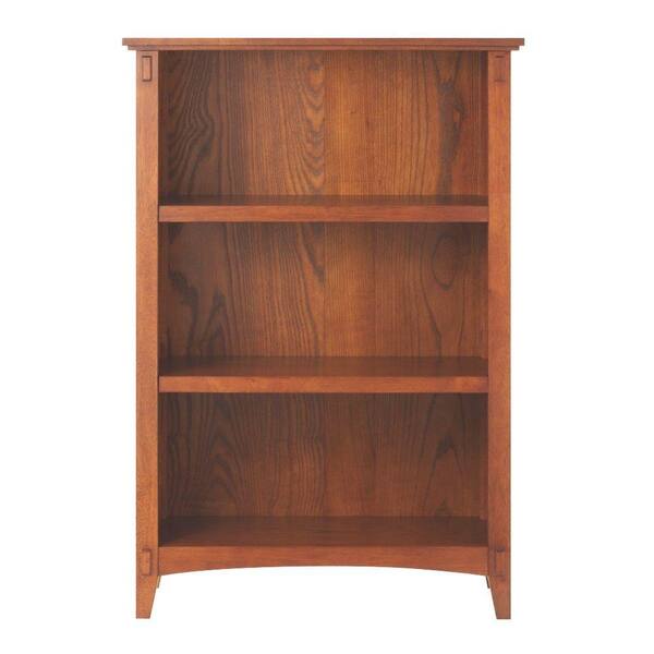 Home Decorators Collection Artisan Medium Oak Open Bookcase