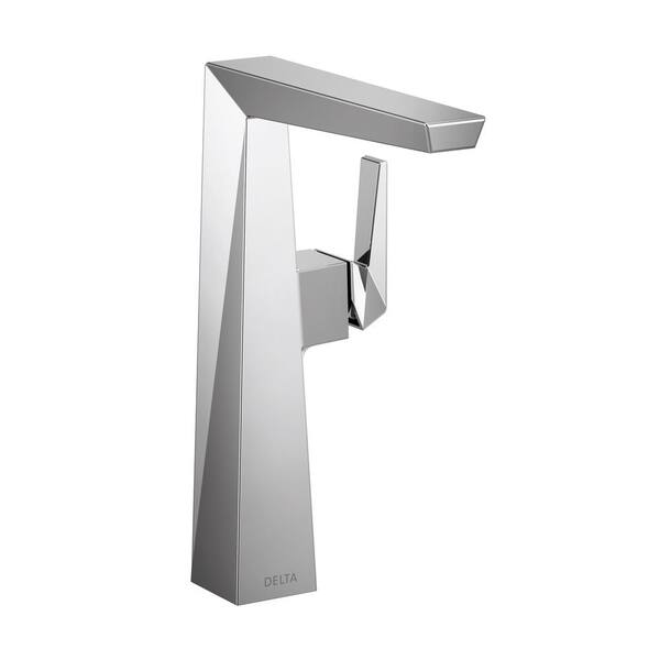 Delta Trillian Single Hole Single-Handle Vessel Bathroom Faucet in Chrome