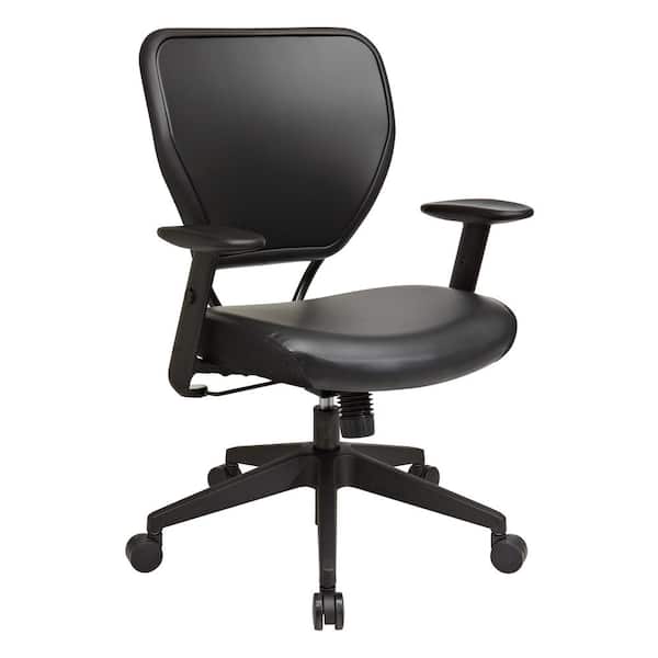Office Star Products Black Vinyl Office Chair