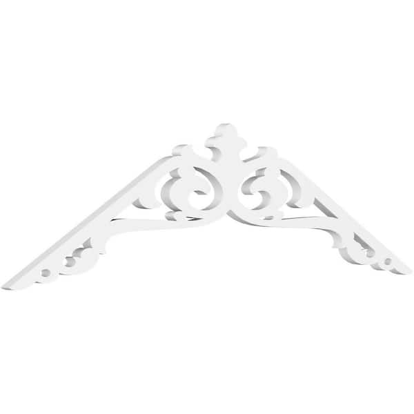 Ekena Millwork Amber 1 in. D x 14 in. W x 48 in. L Signature Urethane Gable Pediment