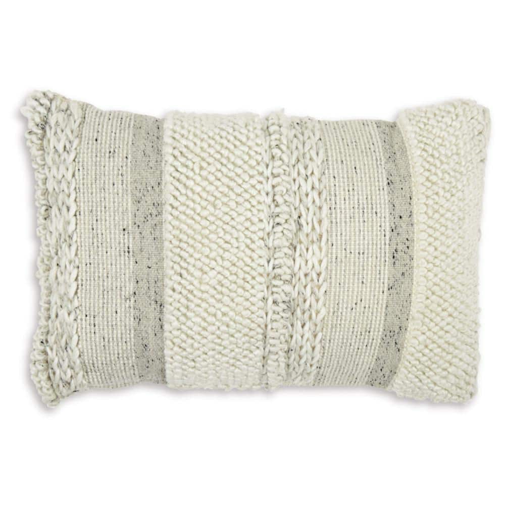 Standon Gray/White Striped Polyester 22 in. L x 14 in. W Pillow price history on PriceWatchPro