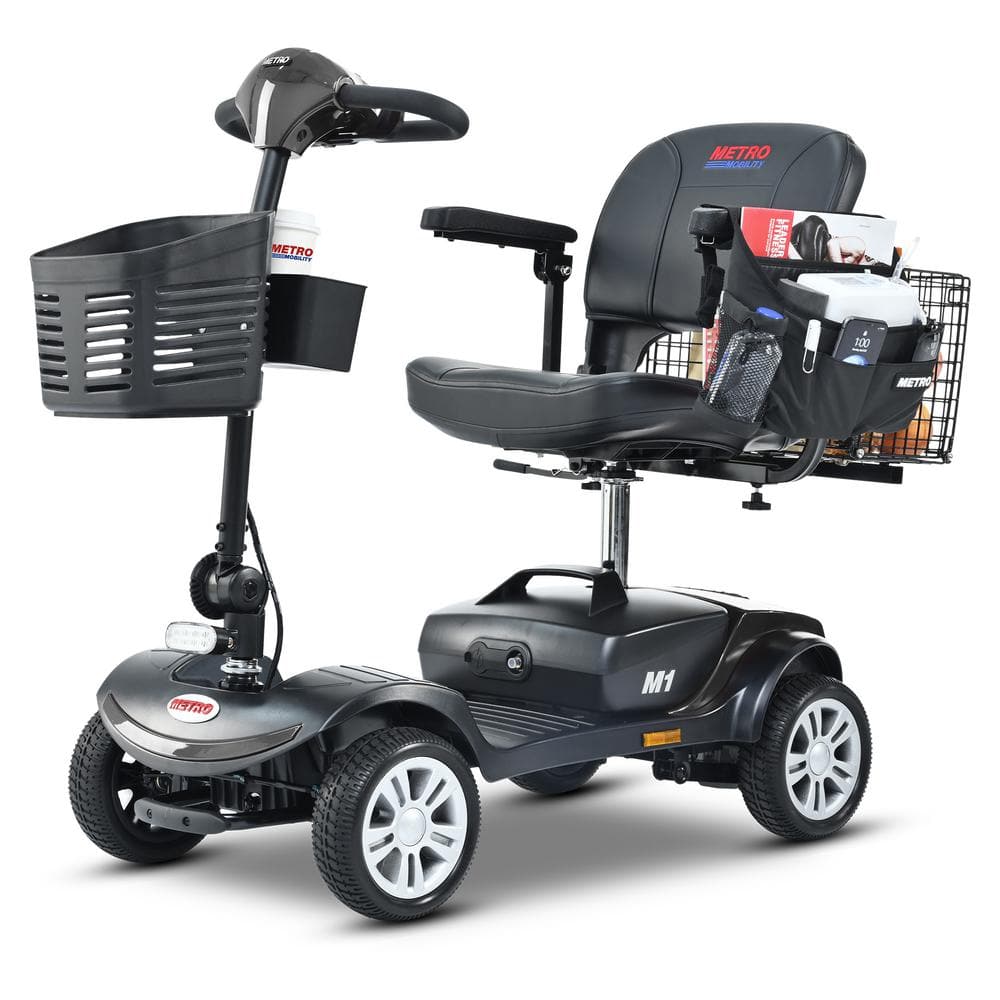 Outdoor 4 wheel Compact Electric Scooter with 300 W Motor, Smart Electromag