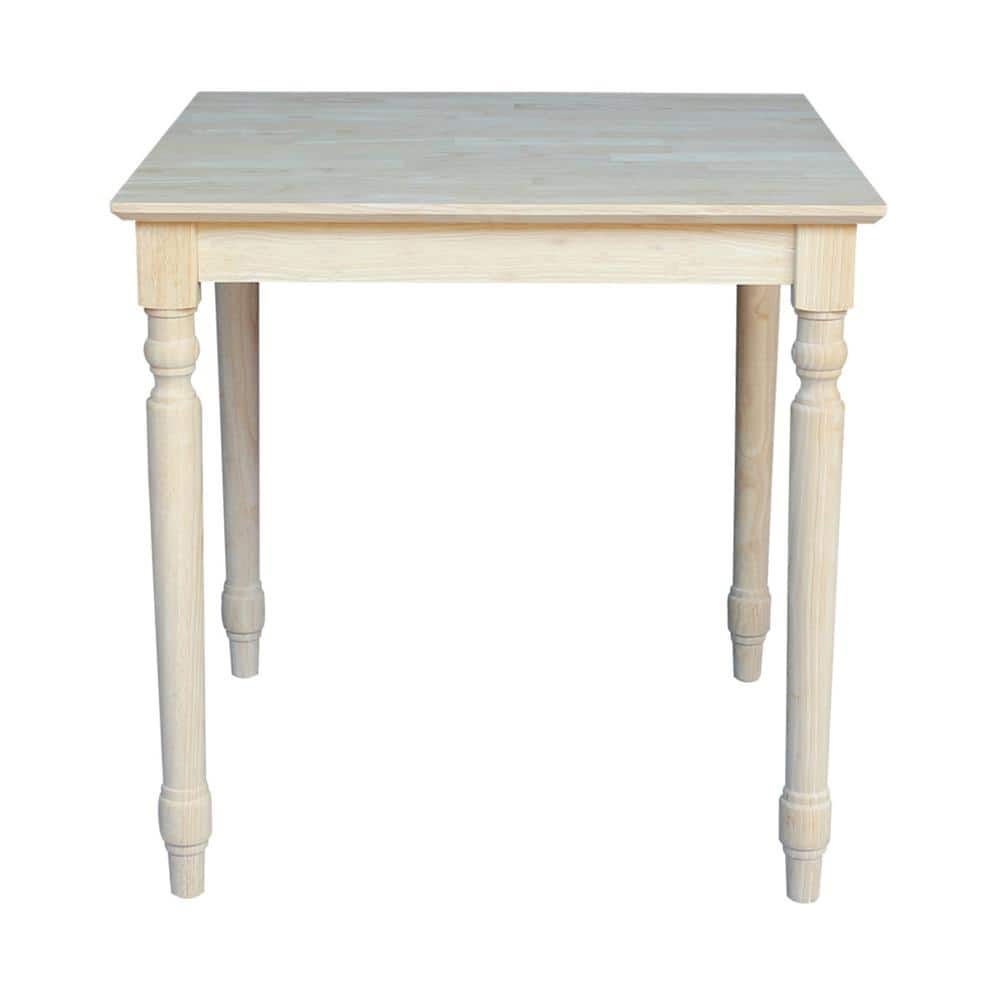 international concepts unfinished dining table k-3030-330t - the