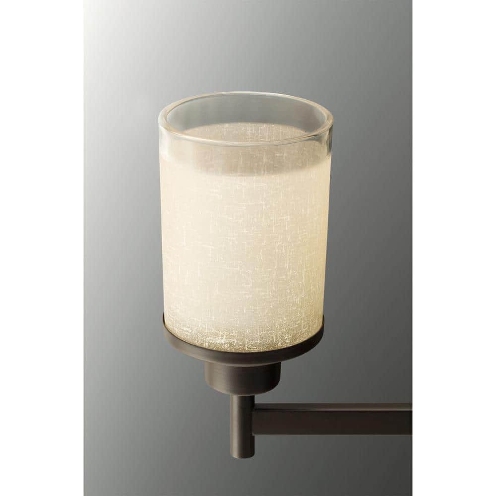 Alexa 4-Light Antique Bronze Linear Chandelier