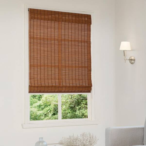 Home Decorators Collection Bayport Pecan Light Filtering Cordless