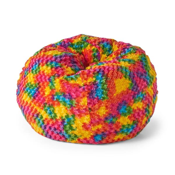 Noble House Malaby Multicolor Bean Bag (25 in. x 34 in. x 34 in.)