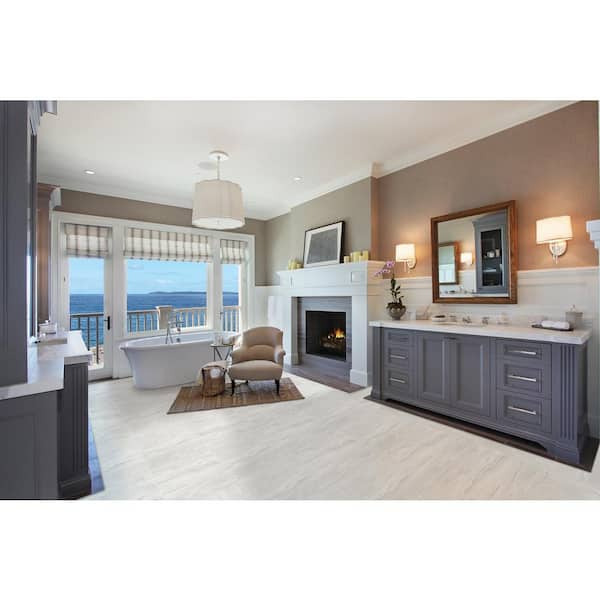 Take Home Tile Sample-Aria Iron 4 in. x 4 in. Polished Porcelain Floor and Wall Tile