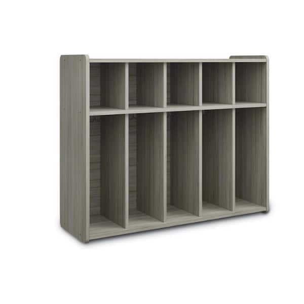 Toddler Floor Locker, Assembled, Shadow Elm Gray