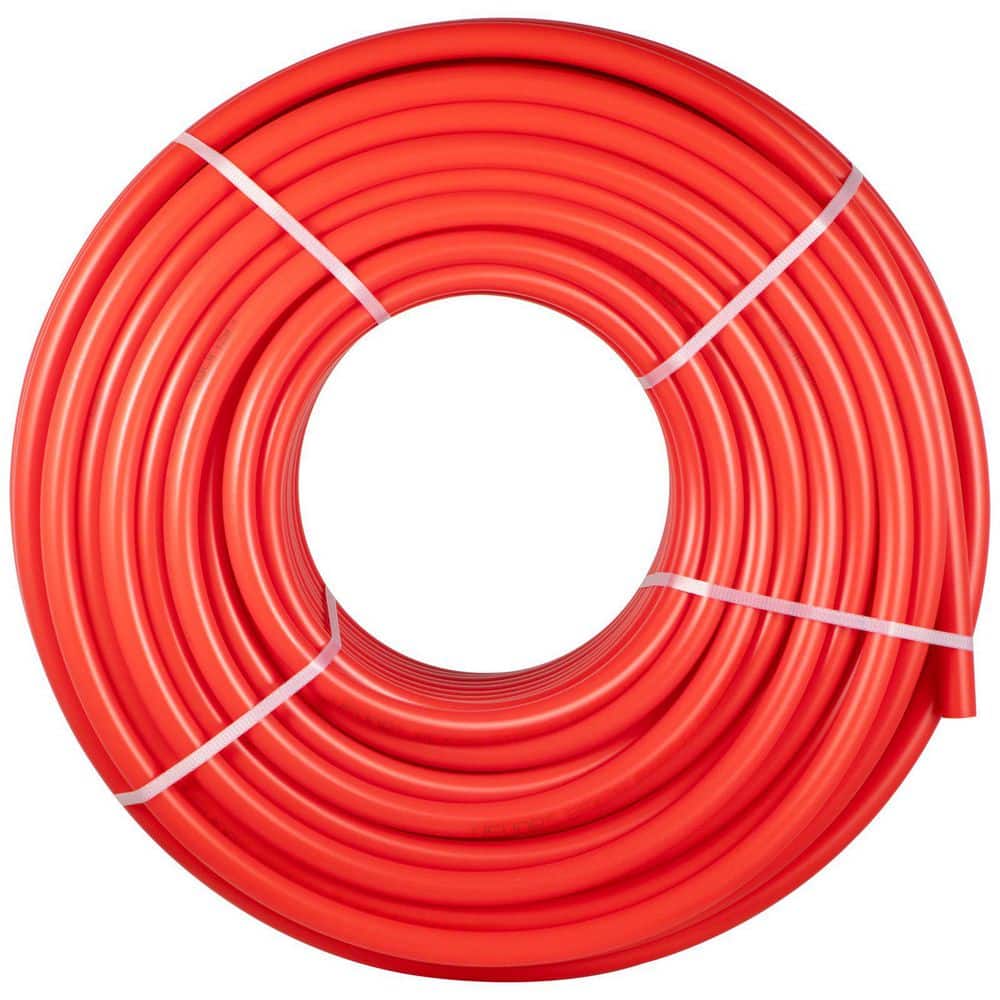 Red PEX-B Pipe 1 Inch x 500 FT, Non Oxygen Barrier Flexible PEX Water Line for Plumbing Radiant Heating RV price history on PriceWatchPro