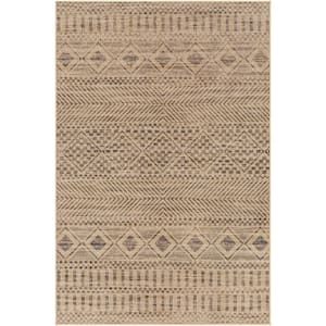 Ez Jute 2 ft. x 8 ft. Brown/Black Tribal Indoor Runner