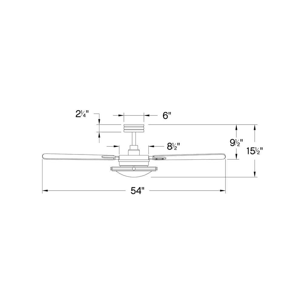 Heritage Brass 54" Smart LED Ceiling Fan with Walnut/Birch Blades