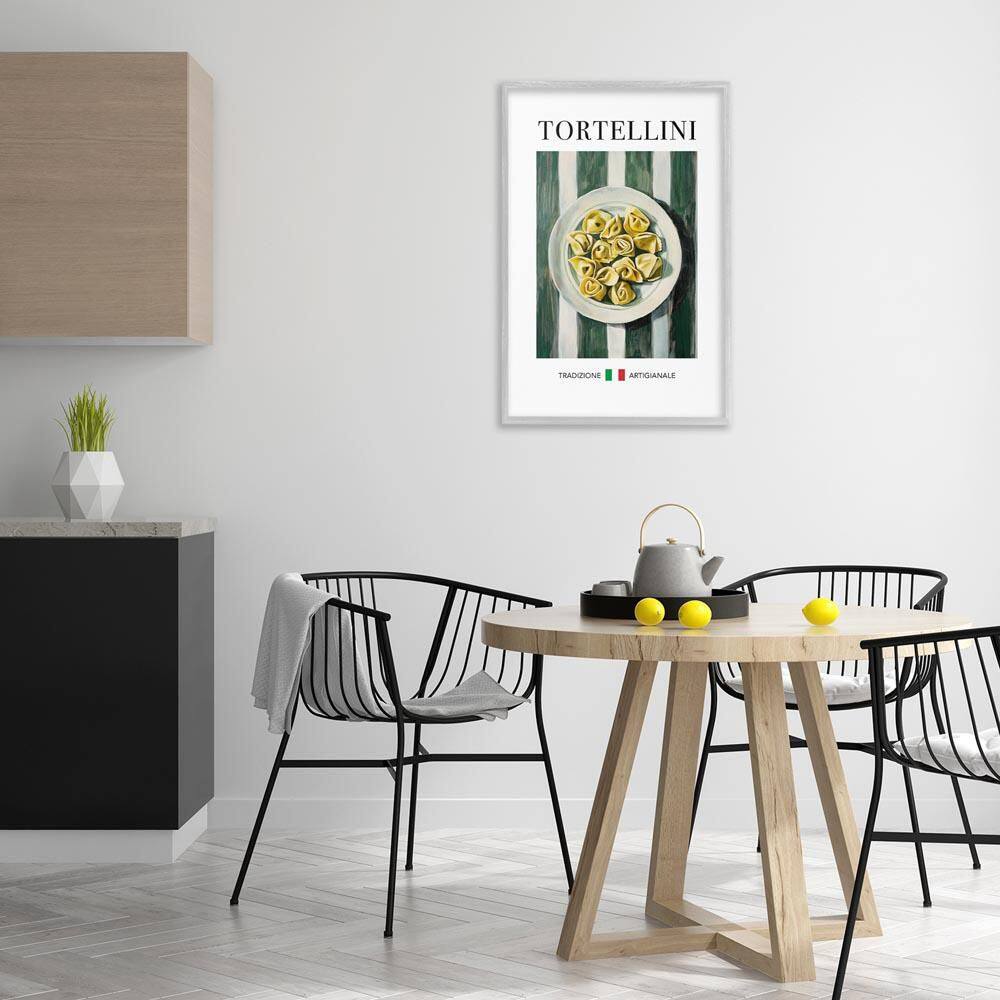 Traditional Tortellini Pasta by Andreas Magnusson Gray Framed Food Giclee Art Print 30 in. x 20 in. price history on PriceWatchPro