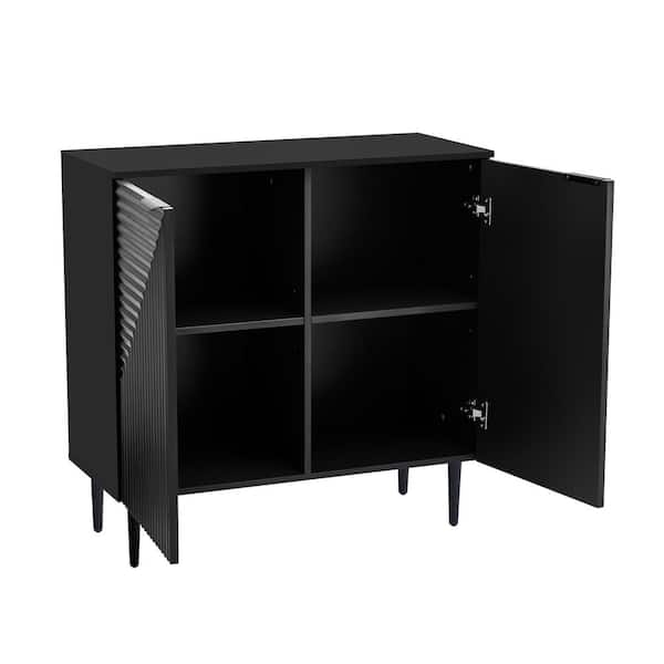 CHRISTOPHER KNIGHT HOME Mirod Modern Minimalist Black MDF Top 35