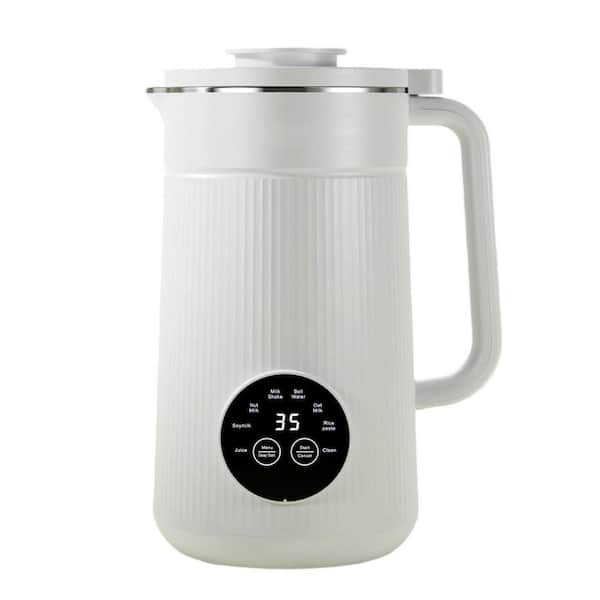 8-in-1 Nut Milk Maker Machine 35oz Soy Oat Plant-Based Dairy-Free Beverage Blender Self-Clean 2H Keep Warm