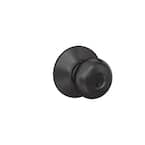 Schlage Plymouth Matte Black Keyed Entry Door Knob F51A G PLY 622