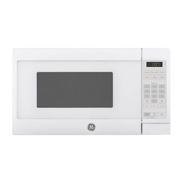 GE 0.7 cu. ft. 700-Watt Spacemaker Countertop Microwave in White