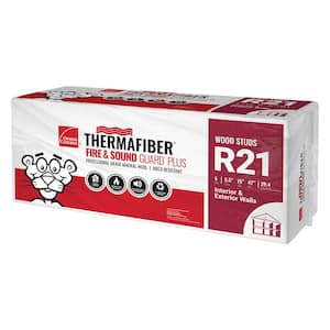 15 in. x 47 in. R21 Thermafiber Fire and Sound Guard Plus Mineral Wool Insulation Batt