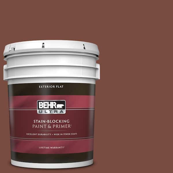 BEHR ULTRA 5 gal. #PPU2-19 Royal Liqueur Flat Exterior Paint & Primer