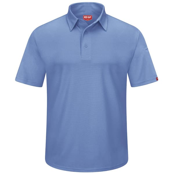 Red Kap Men's Size 5XL Medium Blue Professional Polo