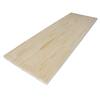 HARDWOOD REFLECTIONS 5 ft. L x 30 in. D Unfinished Nordic Pine Butcher ...