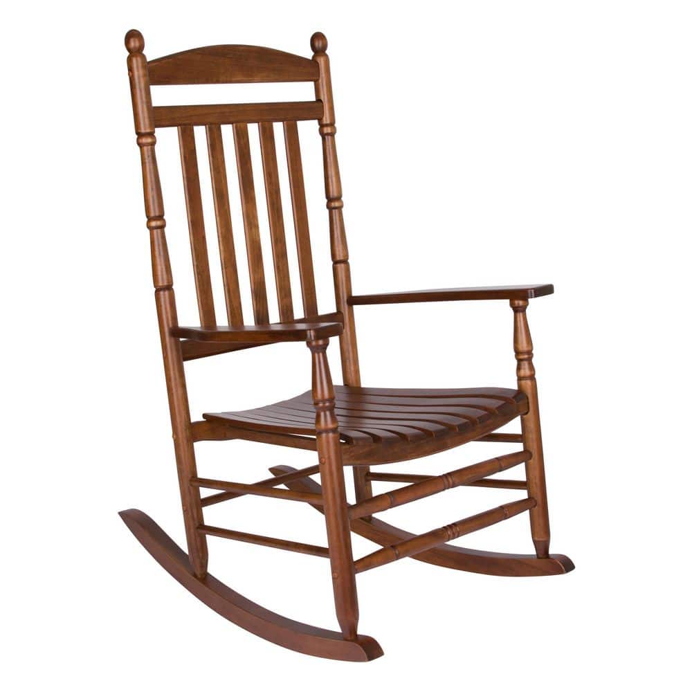 Rhode Island Oak Wood Traditional Porch Rocking Chair