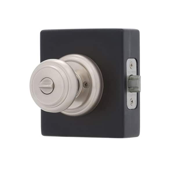 Prestige Alcott Satin Nickel Entry Door Knob Featuring SmartKey Security Prestige Alcott Satin Nickel Entry Door Knob Featuring SmartKey Security