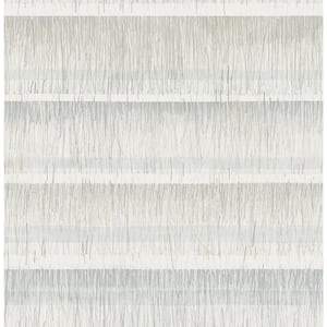 Grey Dhurrie Peel and Stick String Wallpaper Sample
