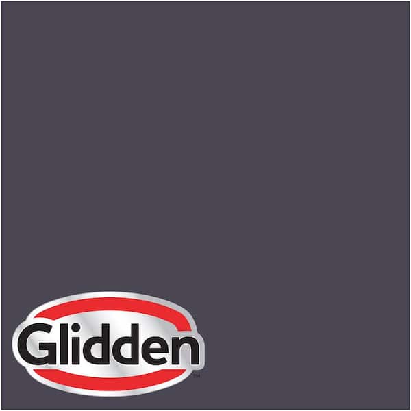 Glidden Premium 1-gal. #HDGV52D Black Amethyst Flat Latex Exterior