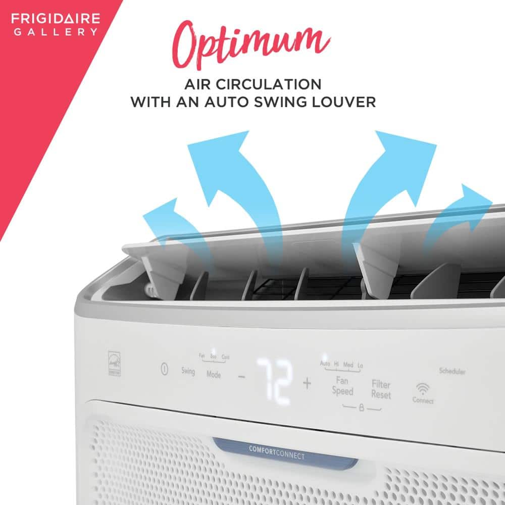 Frigidaire 12,000 BTU White Inverter Window Air Conditioner with Wi-Fi