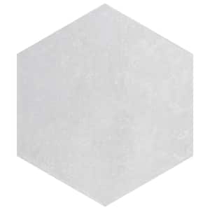Mazzo Hex White 8-1/2 in. x 9-3/4 in. Porcelain Floor and Wall Tile (3.96 sq. ft./Case)