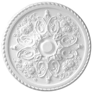 32-5/8 in. x 2 in. Floral Polyurethane Ceiling Medallion