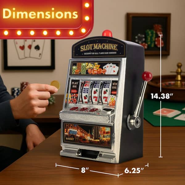 Trademark Games Poker Las Vegas Multicolor Slot Machine 80-TG01