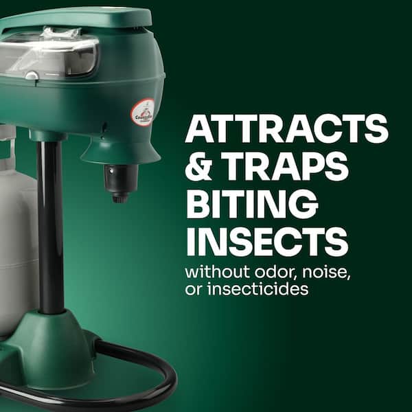 Patriot Plus 1-Acre Outdoor Trap - Silent, Ready-to-Use, Odorless Trap for Mosquitoes, Black Flies, and No-See-Ums