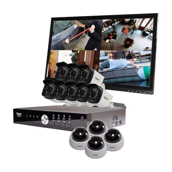 Revo Aero 16-Channel HD 2TB Surveillance DVR with 12 1080p Indoor/Outdoor Cameras