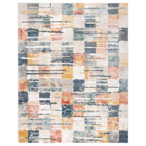 Gertmenian Amiens Aden Multi-Colored Modern Checker Indoor Area Rug, 8'x10'