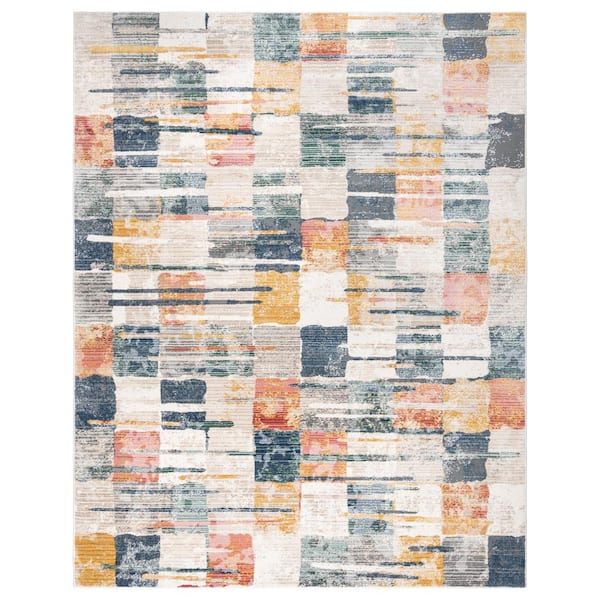 Gertmenian & Sons Gertmenian Amiens Aden Multi-Colored Modern Checker Indoor Area Rug, 9'x13'