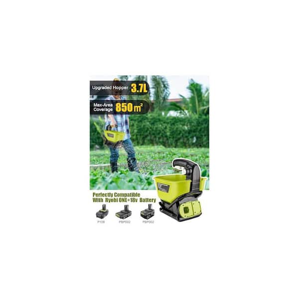 Justincity 2.98 lb. Plastic Handheld Spreader for Lawns Grass